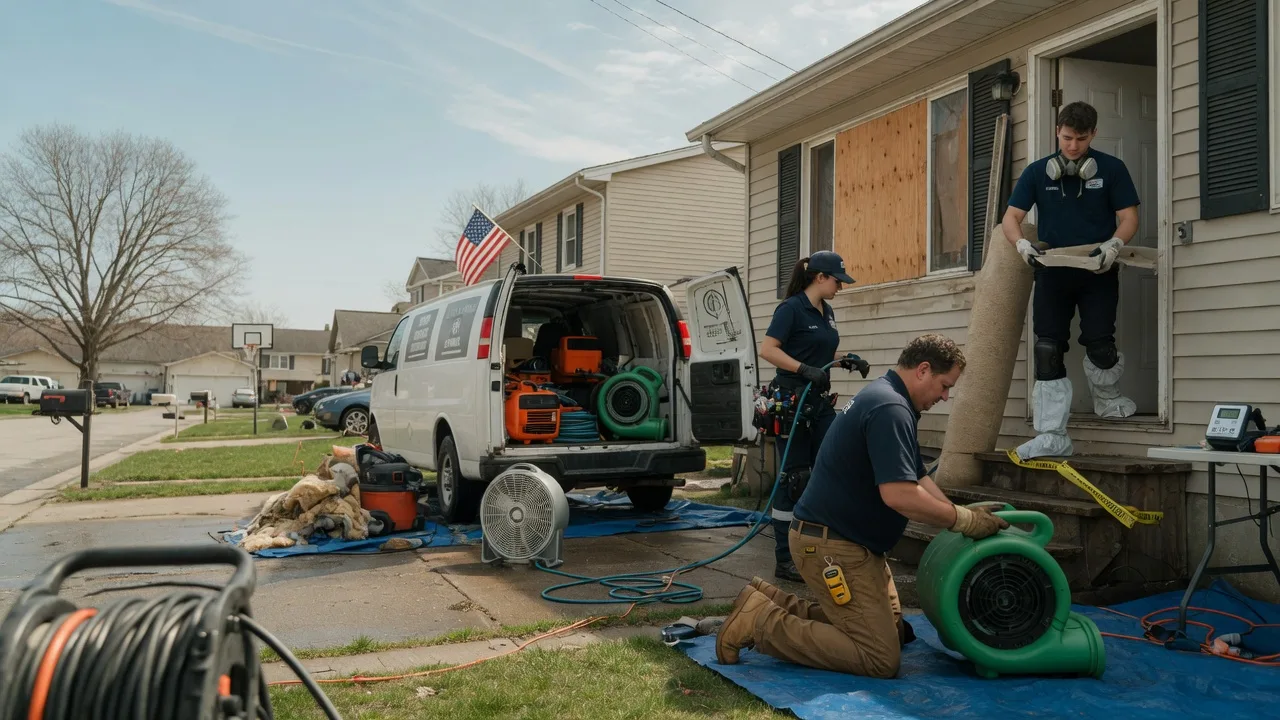 Water Damage Restoration in Woodland, WI near me